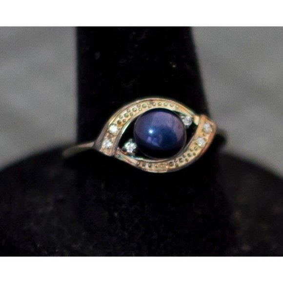 That's How Eye Roll Vintage Sterling Silver Ring by Avon Size 8 US - G1 - Picture 1 of 3